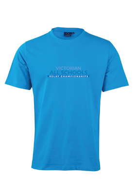 2024 Victorian All School Relay Championships Tee - Azure Blue