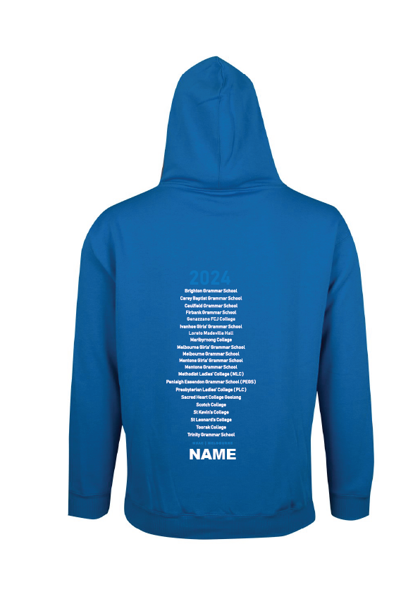 2024 Victorian All School Relay Championship Hoodie - Blue