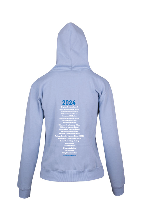 2024 Victorian All School Relay Championship Hoodie -Pale Blue
