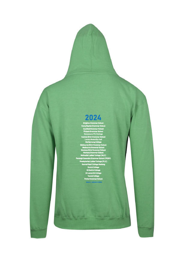 2024 Victorian All School Relay Championship Hoodie -Green