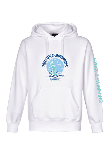 2024 VICTORIAN ARTISTIC SWIMMING CHAMPIONSHIPS HOODIE - WHITE