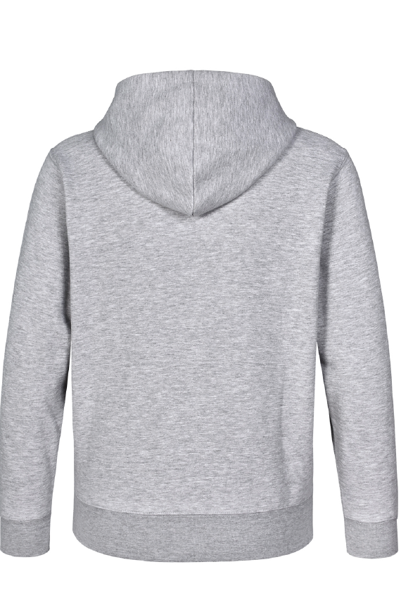 THE WATER IS MY STAGE - GREY MARLE HOODIE - BLUE