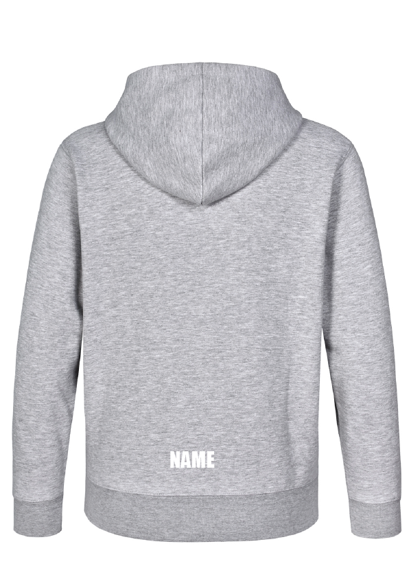 THE WATER IS MY STAGE - GREY MARLE HOODIE - PURPLE