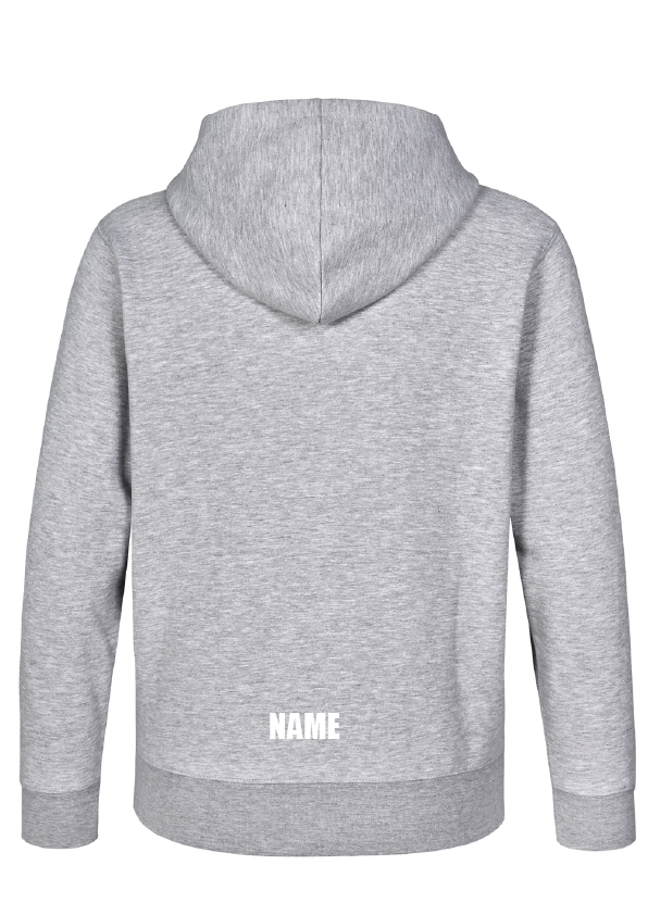 THE WATER IS MY STAGE - GREY MARLE HOODIE - BLUE