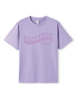 NEW PUFF PRINT STROKE TEES  - MAUVE/MAUVE