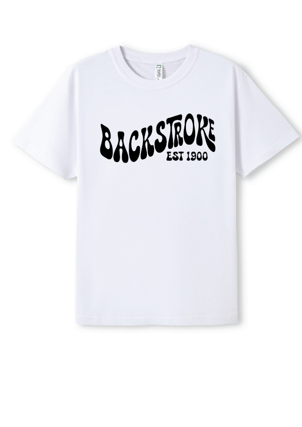 NEW PUFF PRINT STROKE TEES  - WHITE/BLACK