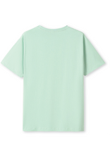 NEW PUFF PRINT STROKE TEES  - MINT/PINK