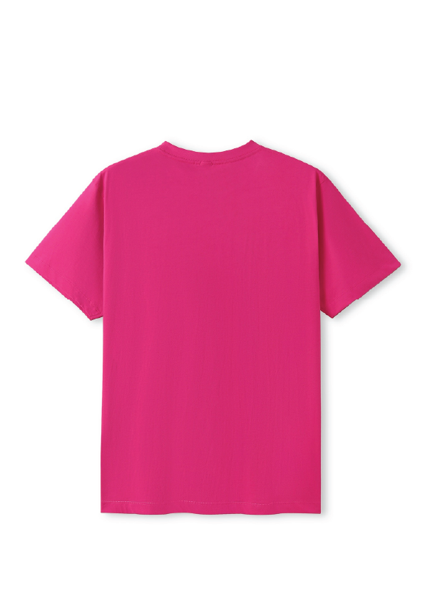 NEW PUFF PRINT STROKE TEES  - HOT PINK/PINK
