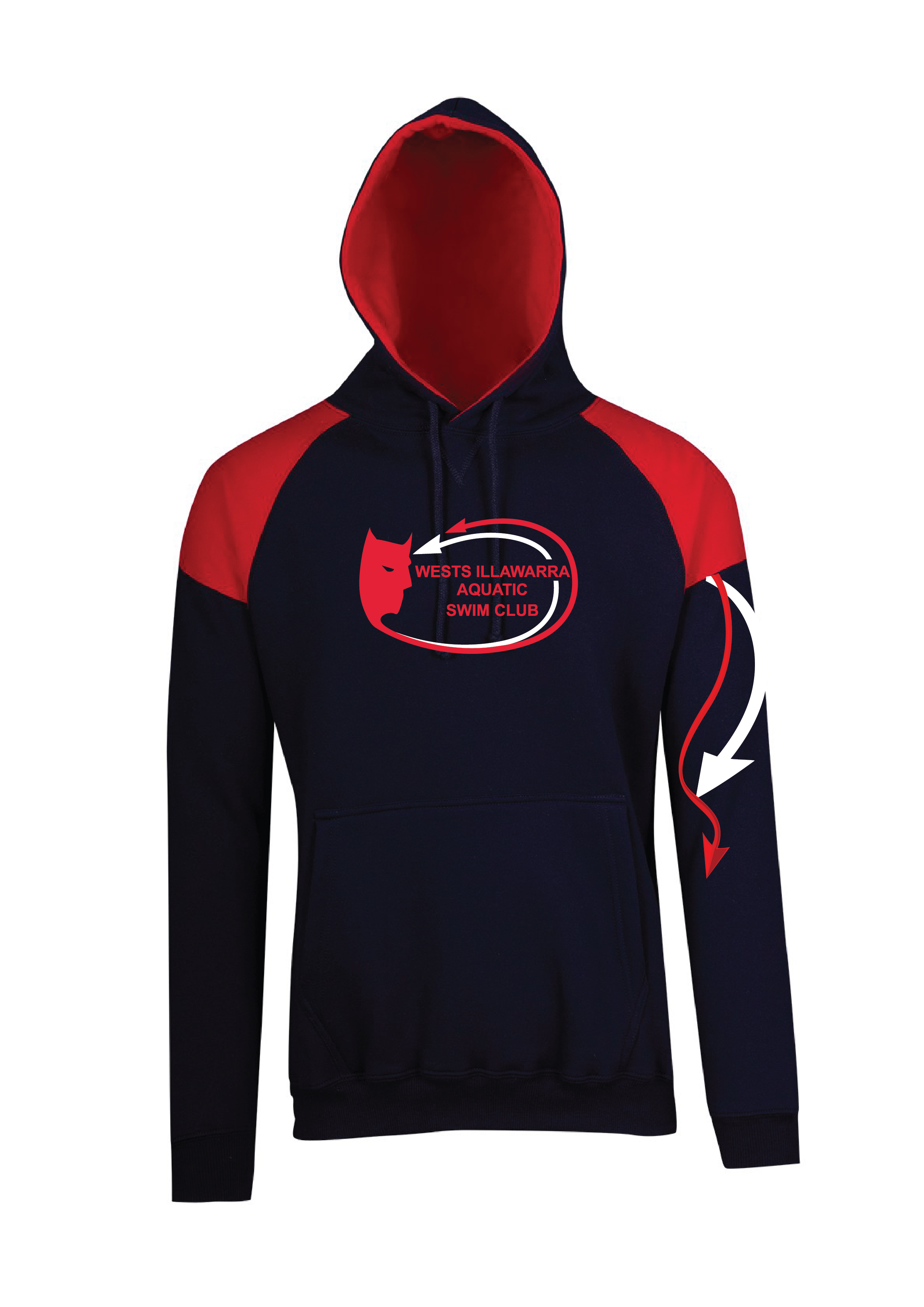 WESTS ILLAWARRA SWIM CLUB HOODIE