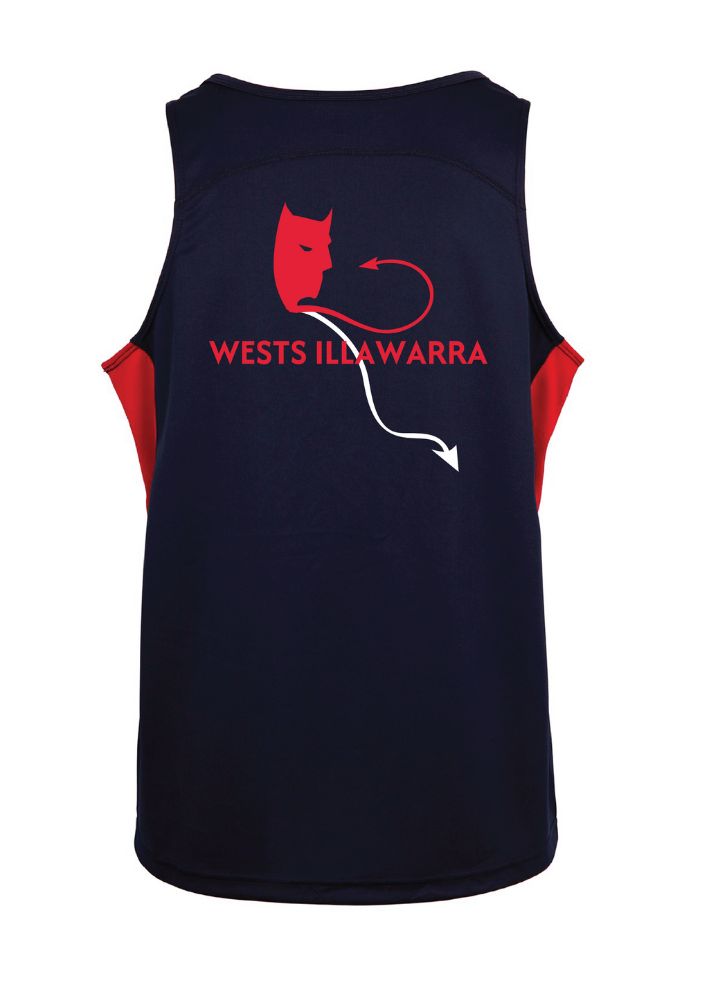 WESTS ILLAWARRA SWIM CLUB SINGLET TOP - KID'S - UNISEX