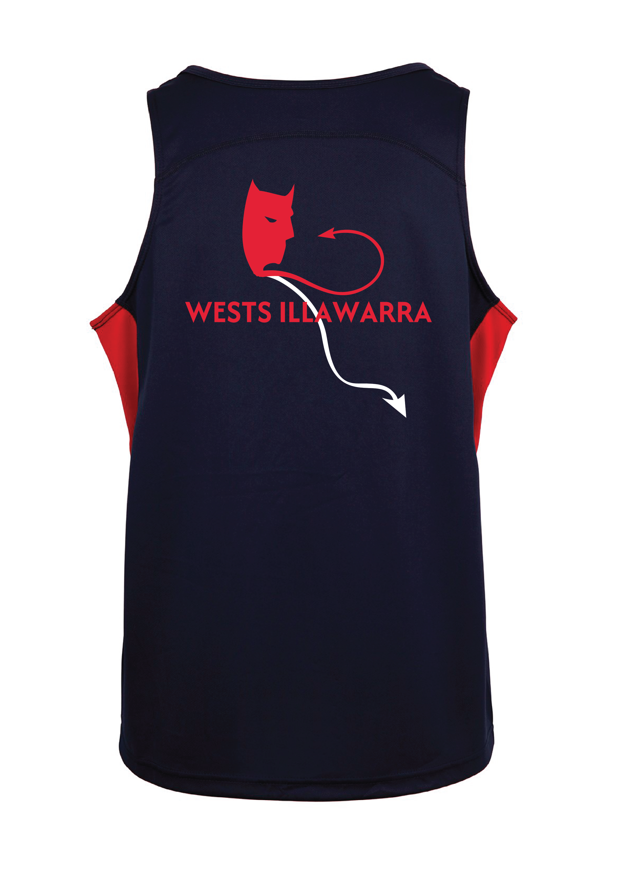 WESTS ILLAWARRA SWIM CLUB SINGLET TOP - KID'S - UNISEX