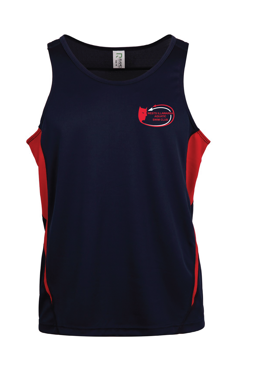 WESTS ILLAWARRA SWIM CLUB SINGLET TOP - KID'S - UNISEX