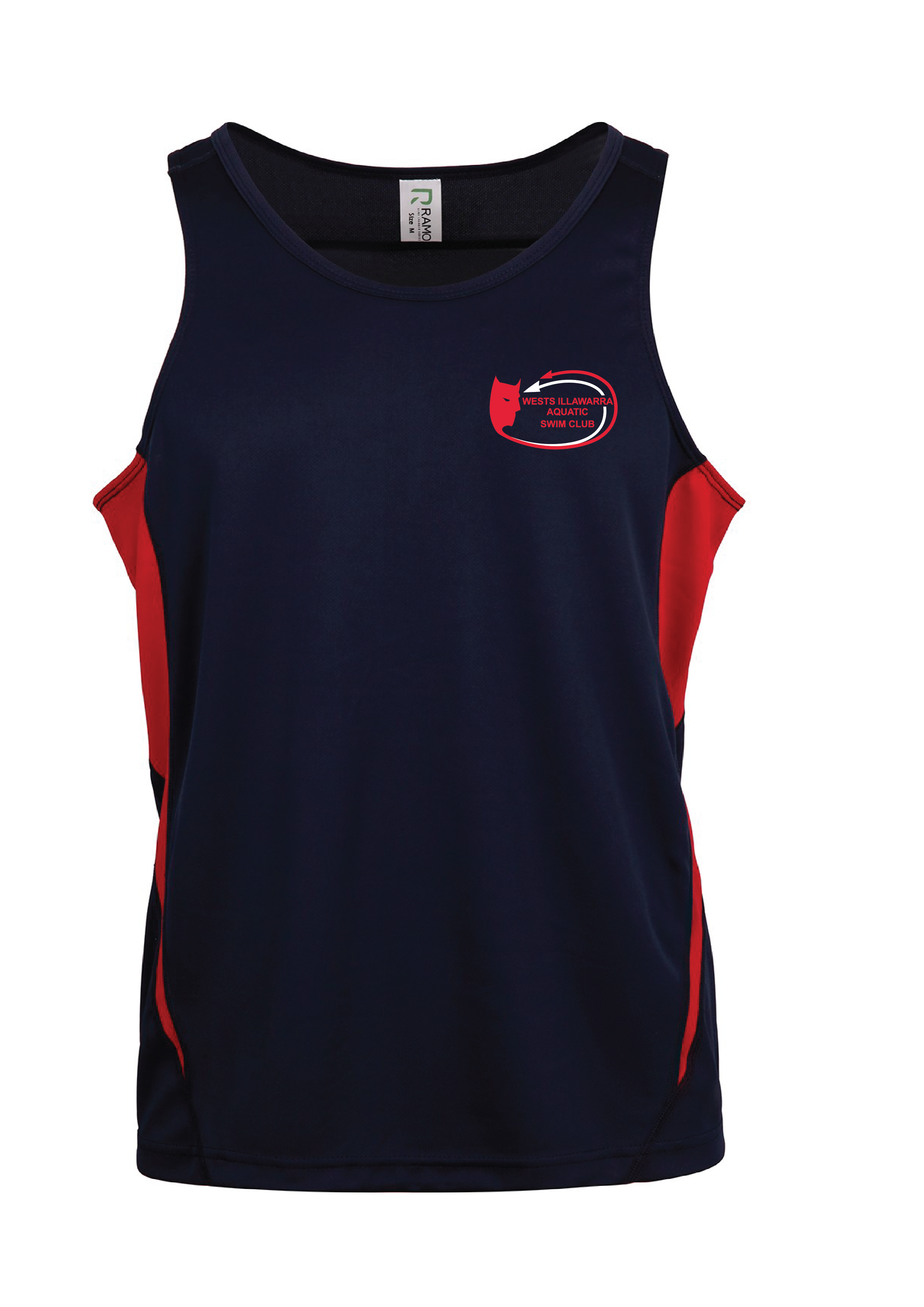 WESTS ILLAWARRA SWIM CLUB SINGLET TOP - KID'S - UNISEX