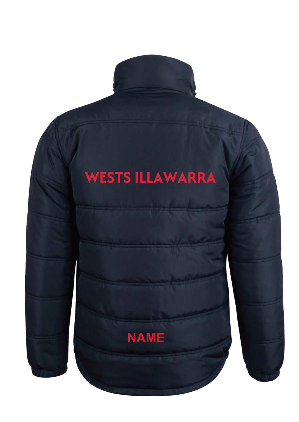 WESTS ILLAWARRA SWIM CLUB PUFFER JACKET