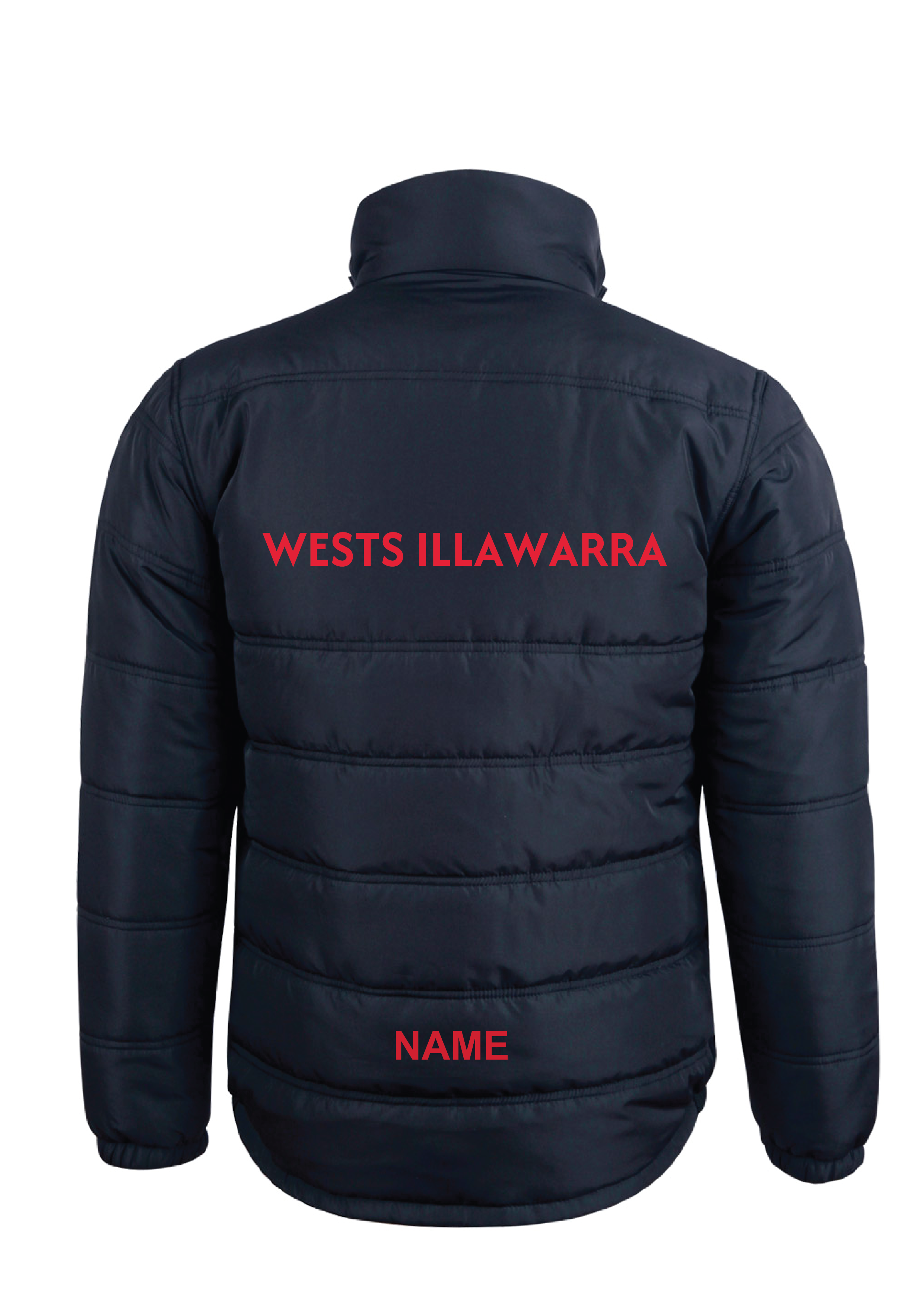 WESTS ILLAWARRA SWIM CLUB PUFFER JACKET