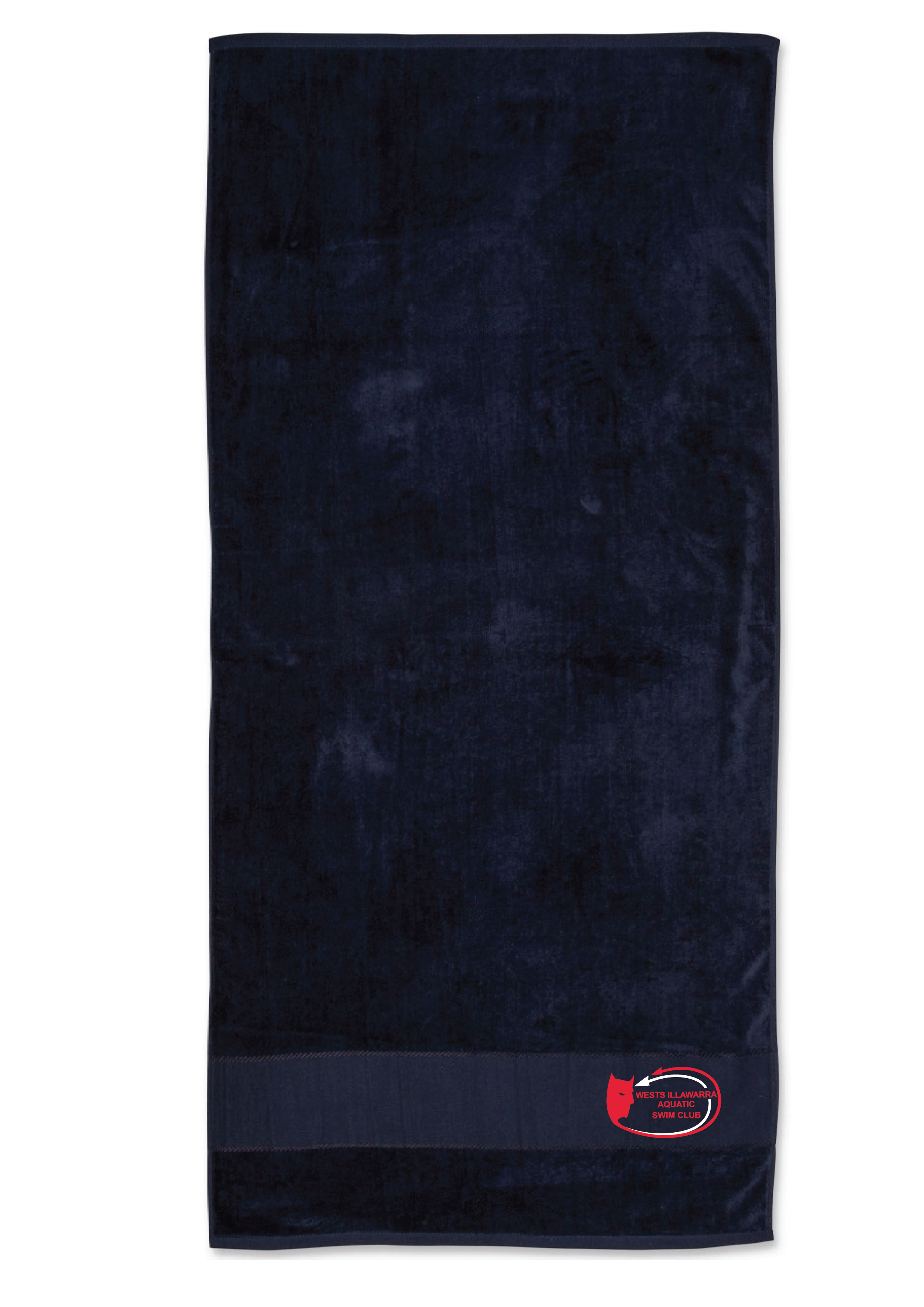 WESTS ILLAWARRA SWIM CLUB TOWEL- NAVY