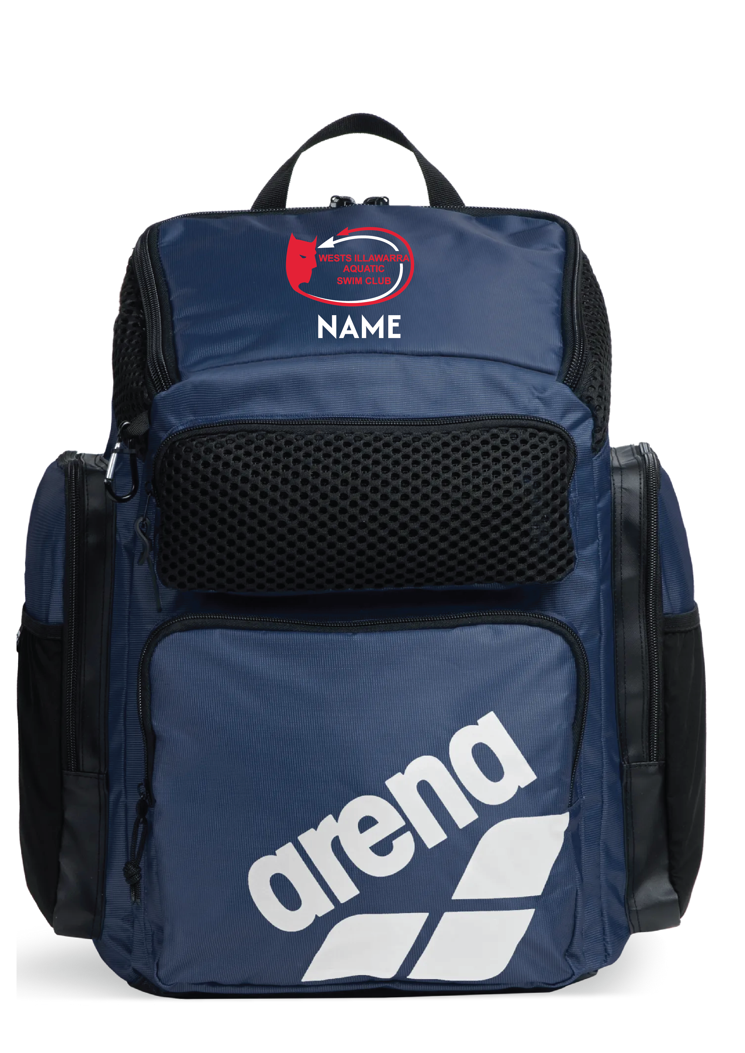 WESTS ILLAWARRA SWIM CLUB BACKPACK - PERSONALISED
