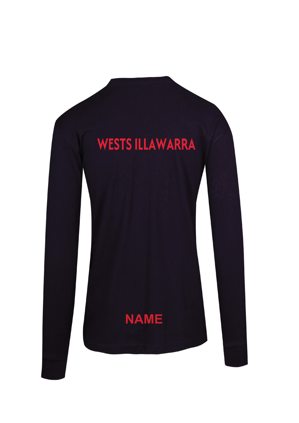WESTS ILLAWARRA  SWIM CLUB LONG SLEEVE TEE  - KIDS/UNISEX NAVY