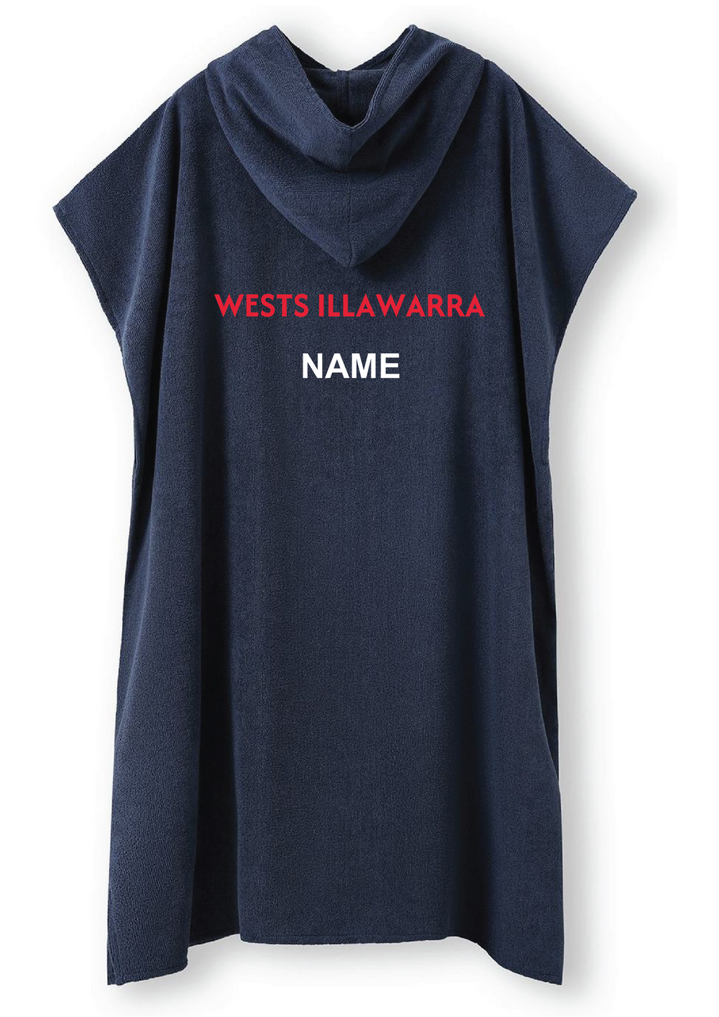 WESTS ILLAWARRA SWIM CLUB HOODED TOWEL