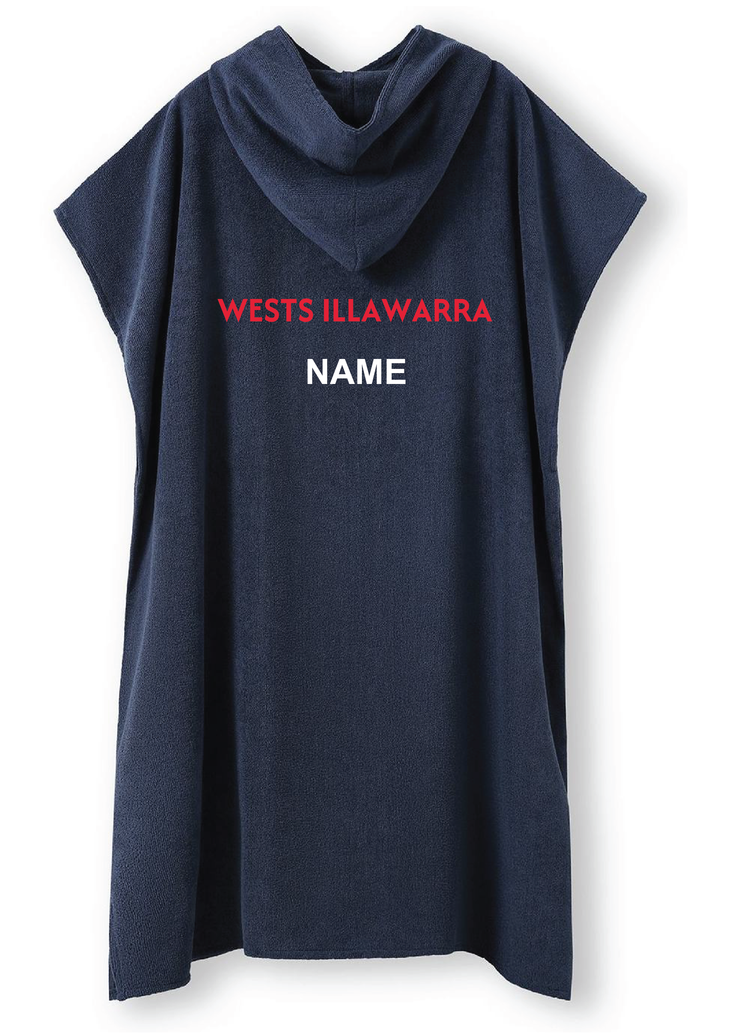 WESTS ILLAWARRA SWIM CLUB HOODED TOWEL