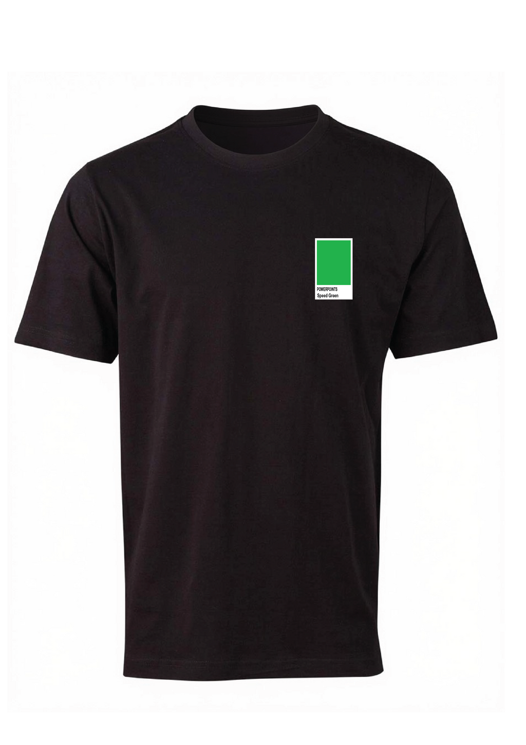 Powerpoints pantone short sleeve tee - Unisex - Black
