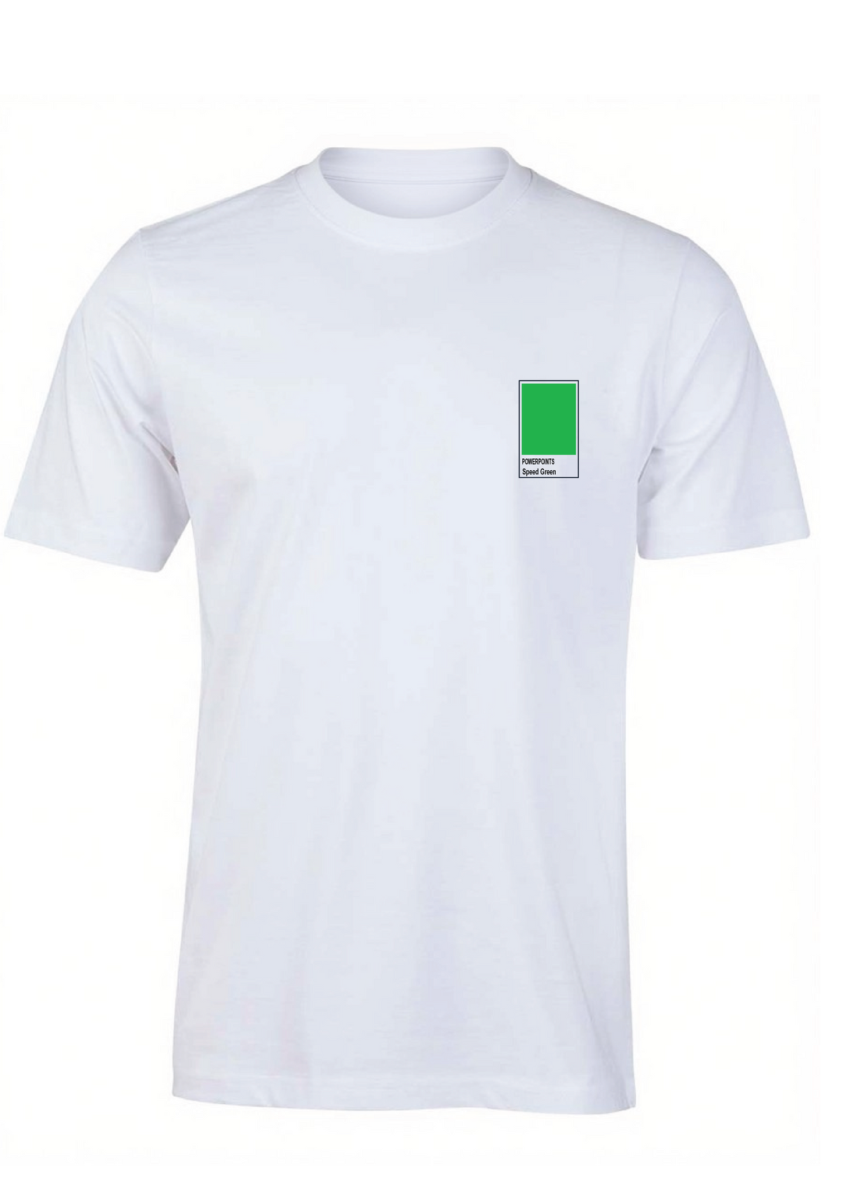 Powerpoints pantone short sleeve tee - Unisex - White
