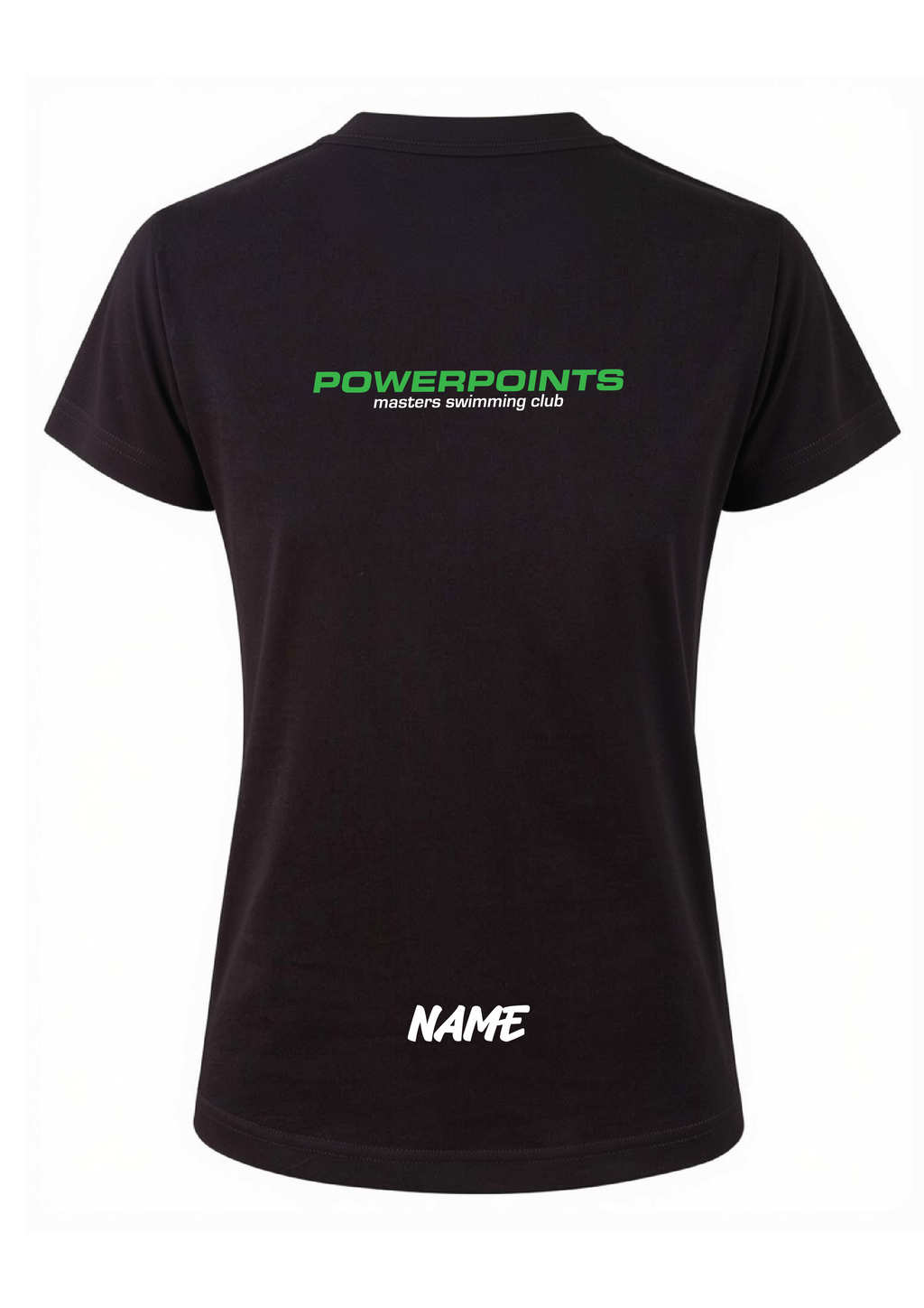 Powerpoints pantone short sleeve tee - Women's- Black