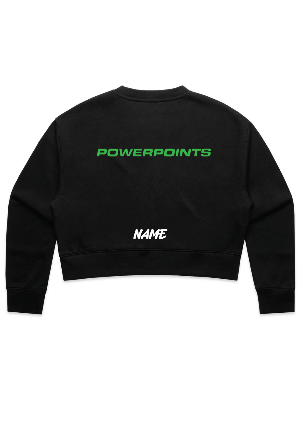 POWERPOINTS CROP SWEAT