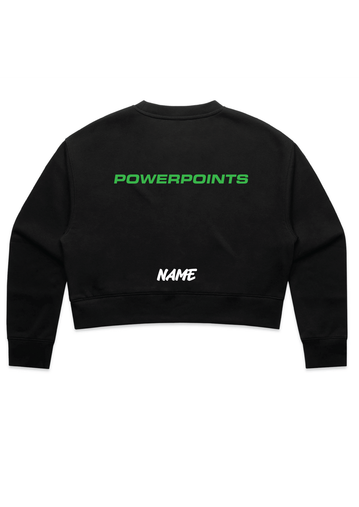 POWERPOINTS CROP SWEAT