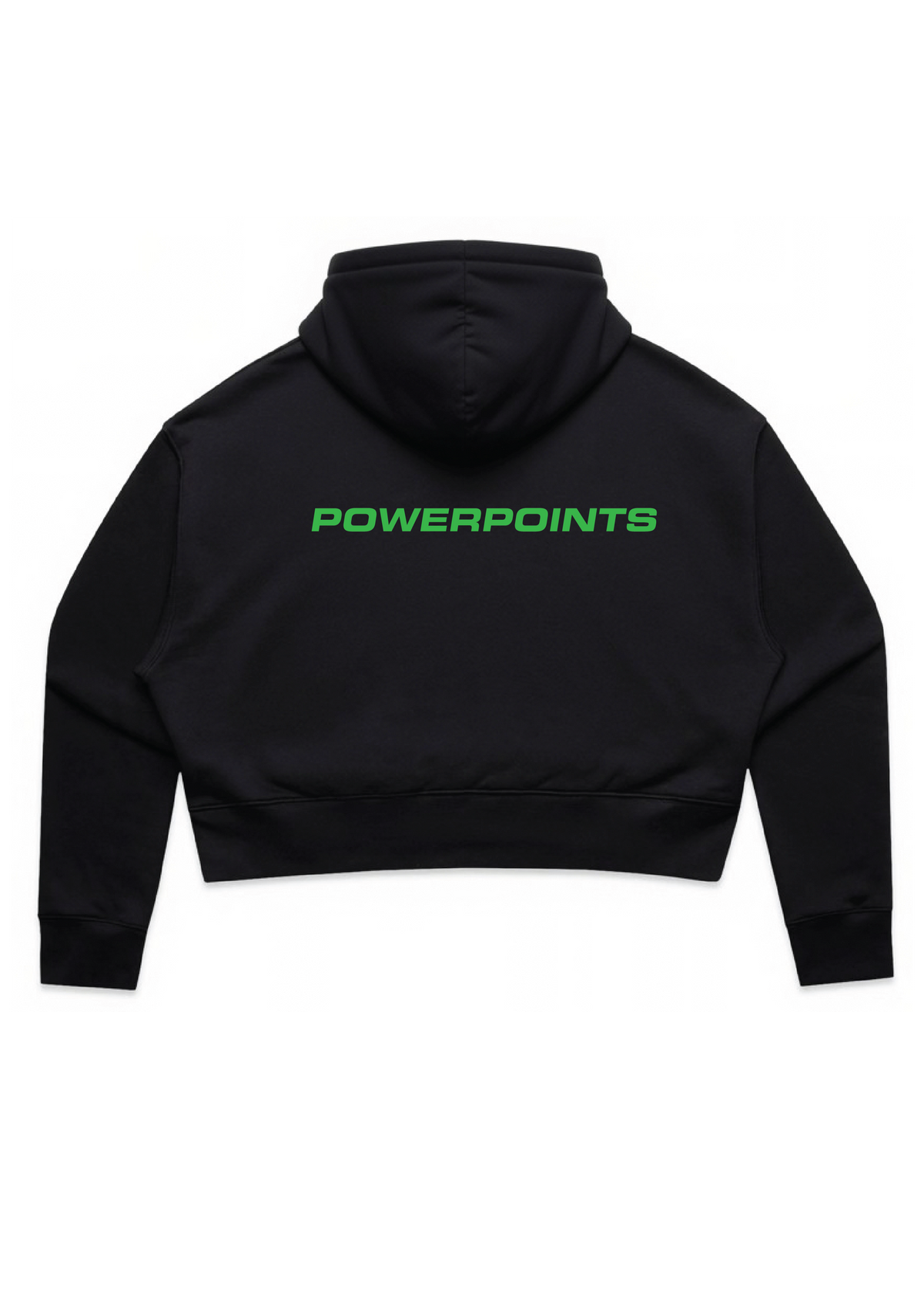 POWERPOINTS CROP HOODIE