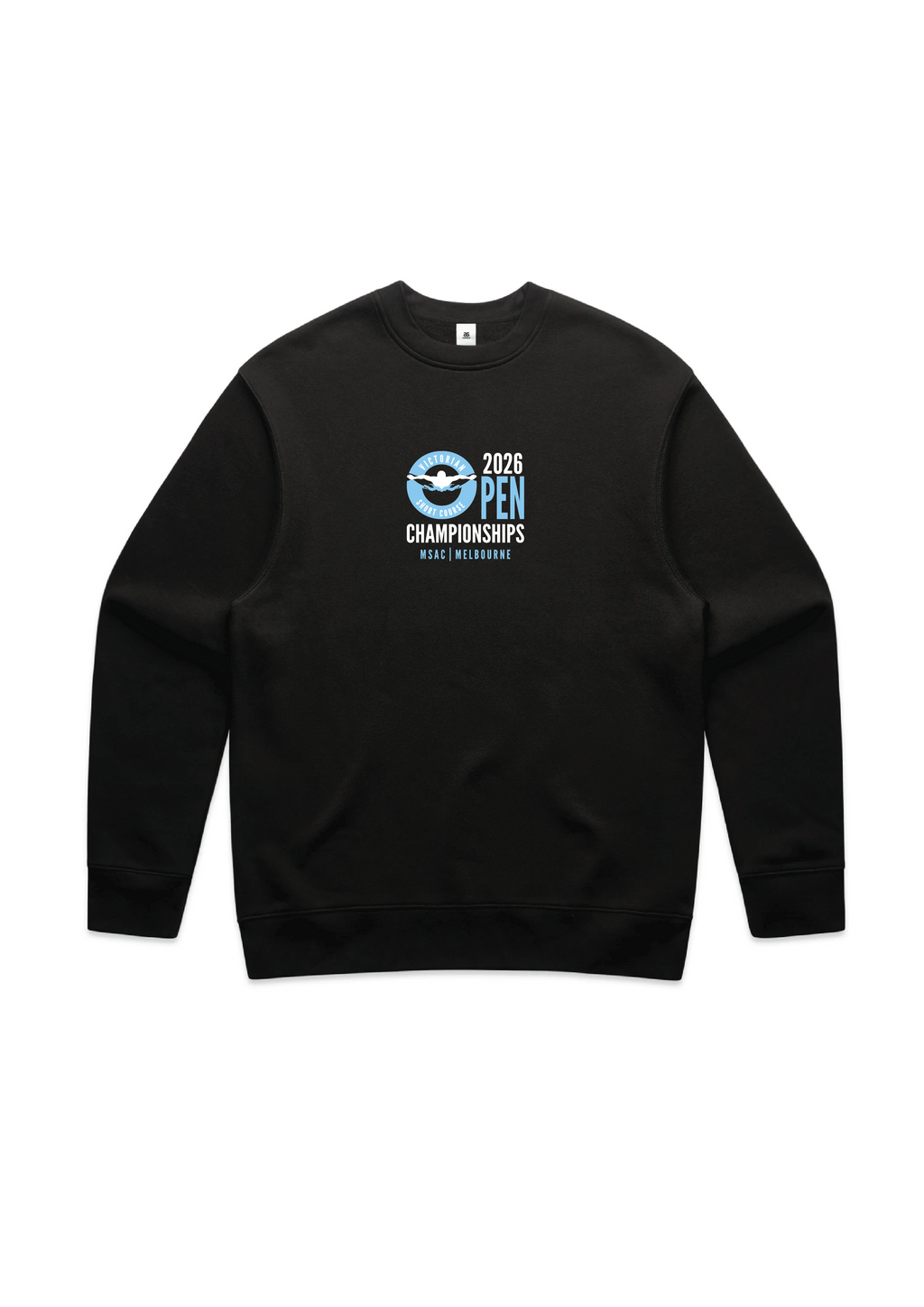 2026 VICTORIAN OPEN SC CHAMPIONSHIP CREW NECK SWEAT BLACK
