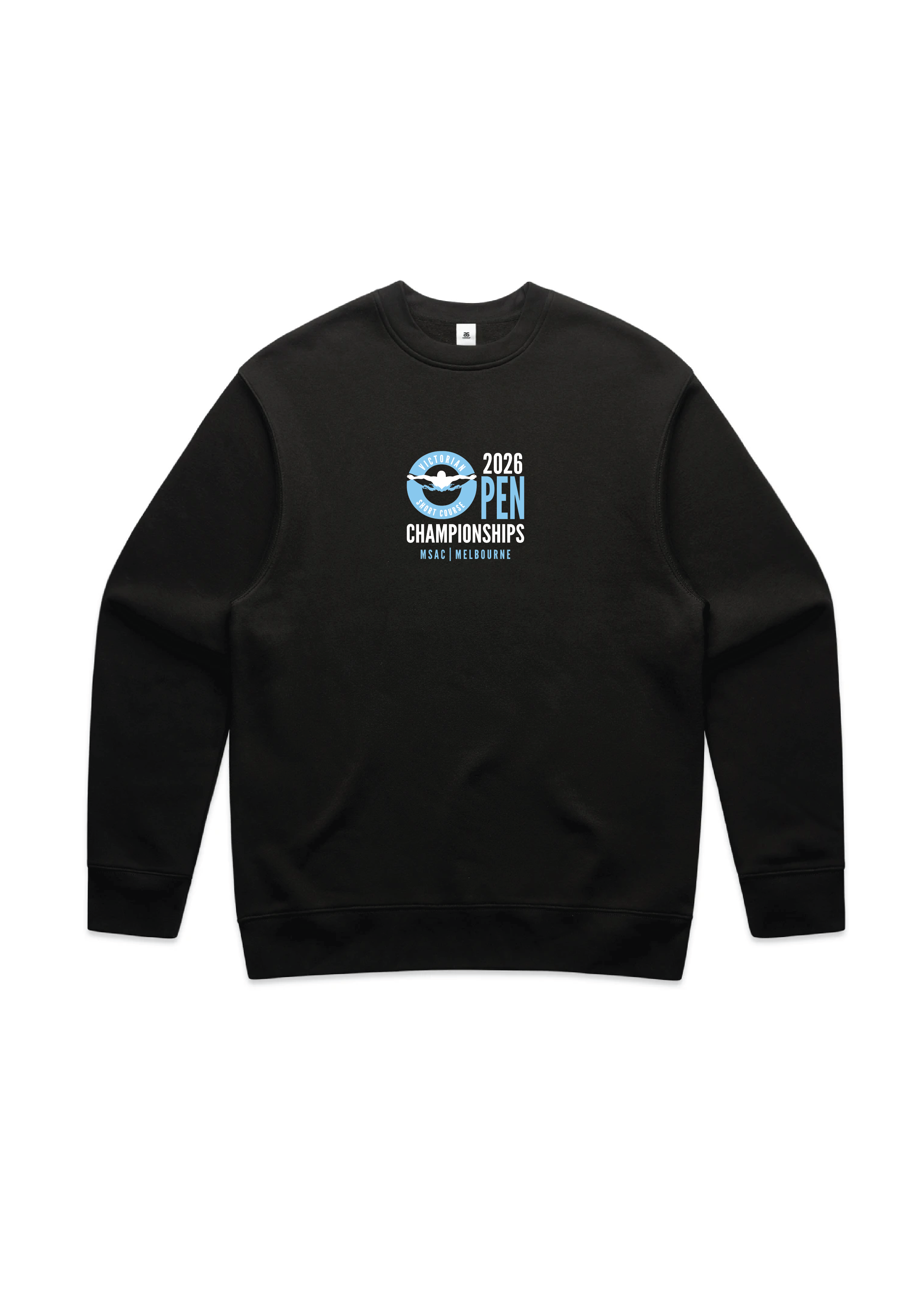 2026 VICTORIAN OPEN SC CHAMPIONSHIP CREW NECK SWEAT BLACK