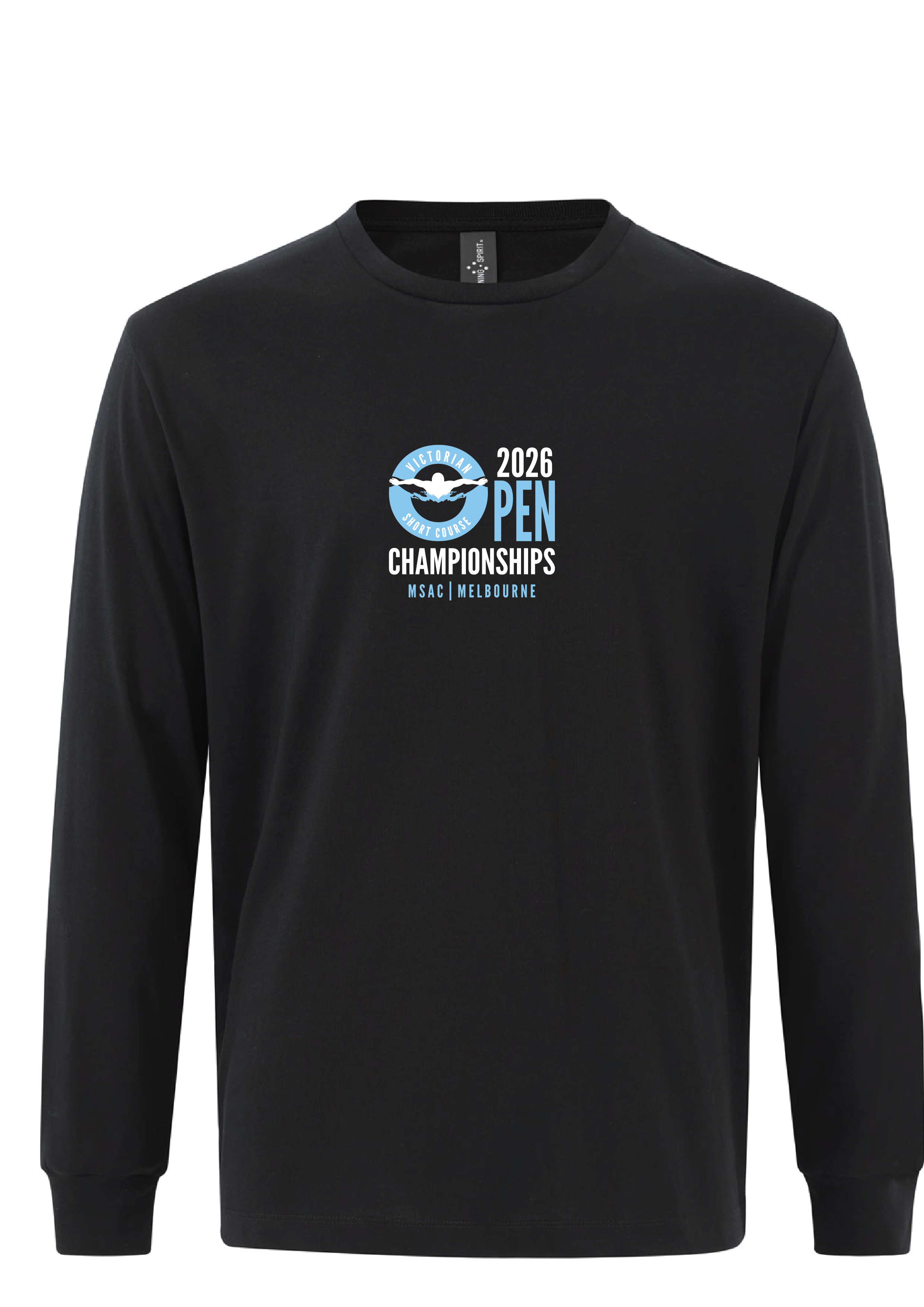 2026 VICTORIAN OPEN SC CHAMPIONSHIP LONG SLEEVE TEE  - UNISEX BLACK