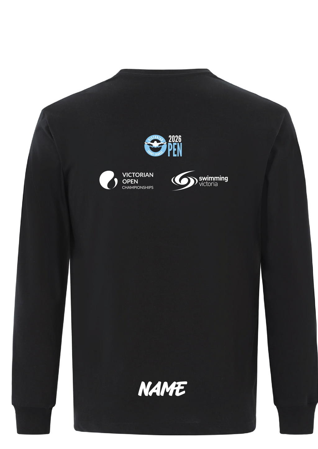 2026 VICTORIAN OPEN SC CHAMPIONSHIP LONG SLEEVE TEE  - UNISEX BLACK