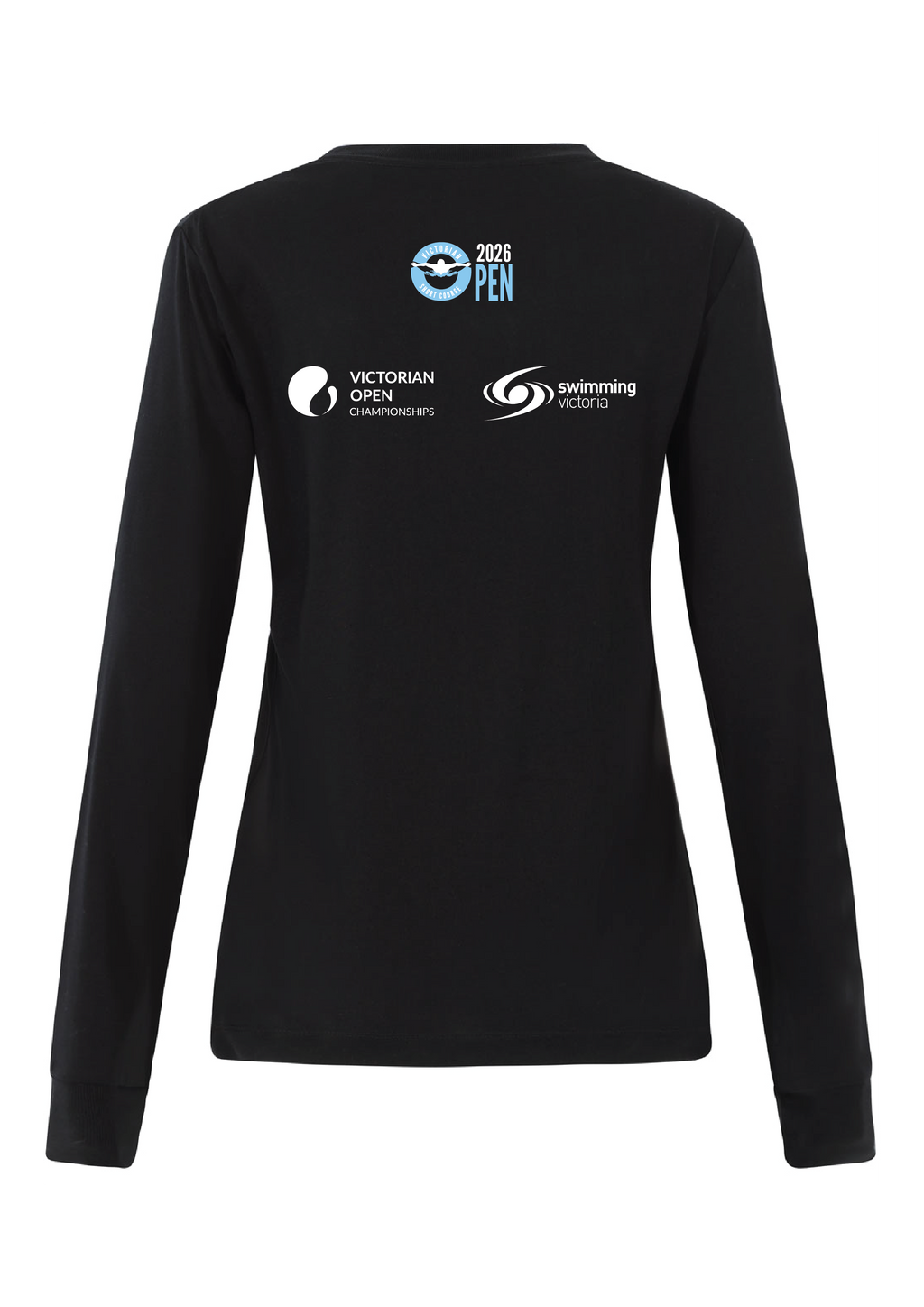 2026 VICTORIAN OPEN SC CHAMPIONSHIP LONG SLEEVE TEE  - WOMENS BLACK