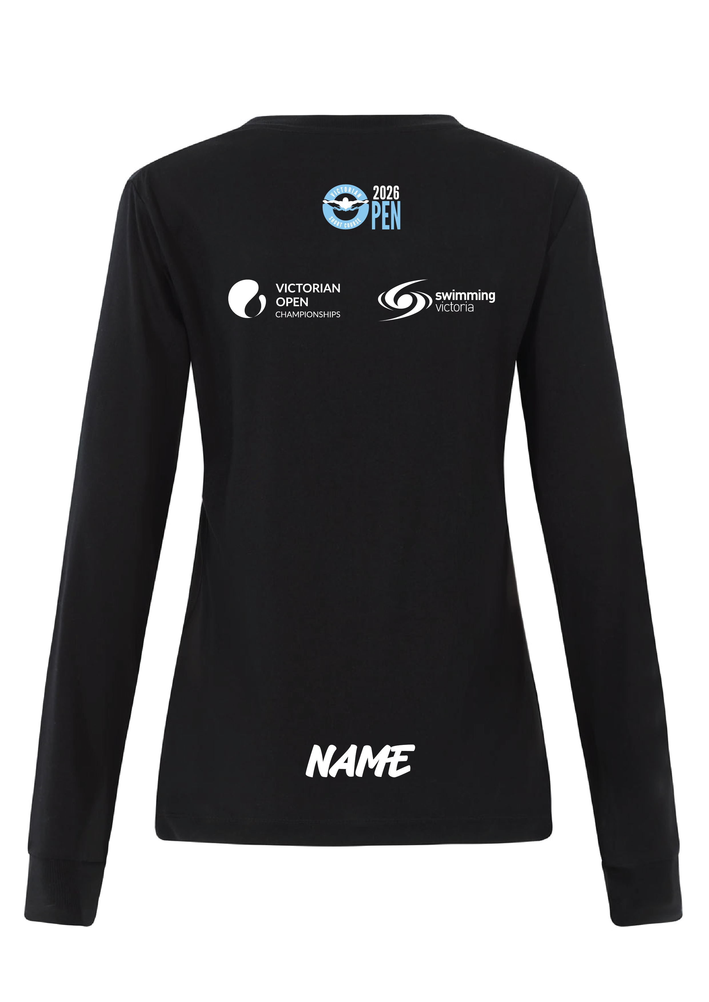 2026 VICTORIAN OPEN SC CHAMPIONSHIP LONG SLEEVE TEE  - WOMENS BLACK