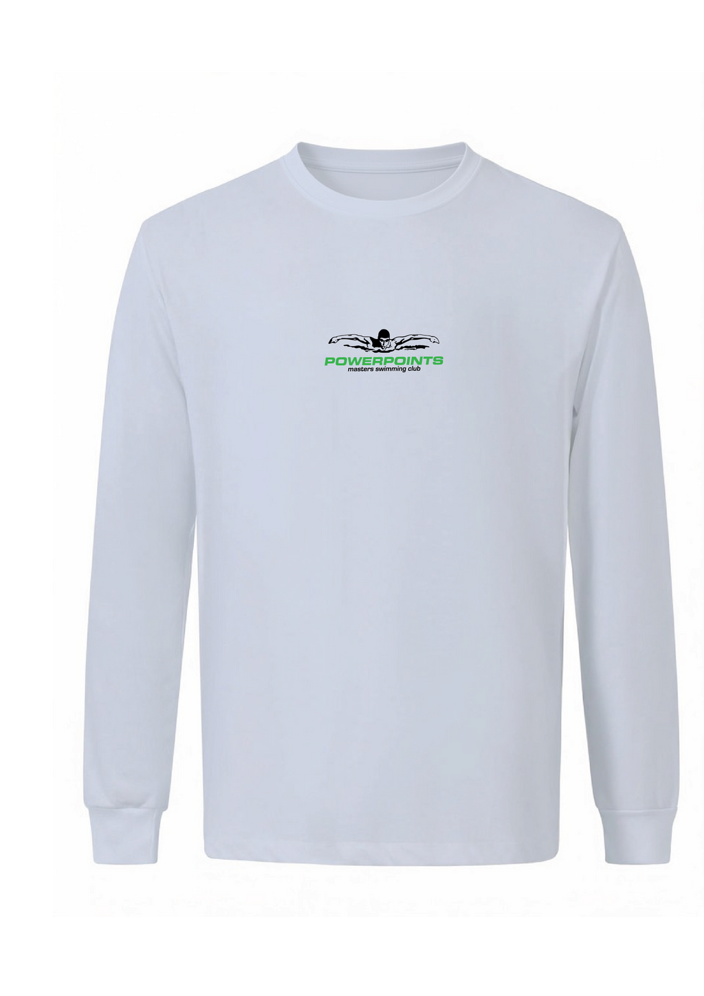 POWERPOINTS  VPP LONG SLEEVE TEE  - UNISEX WHITE