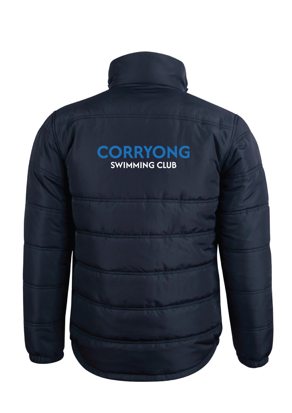 CORRYONG SWIM CLUB PUFFA JACKET - NAVY