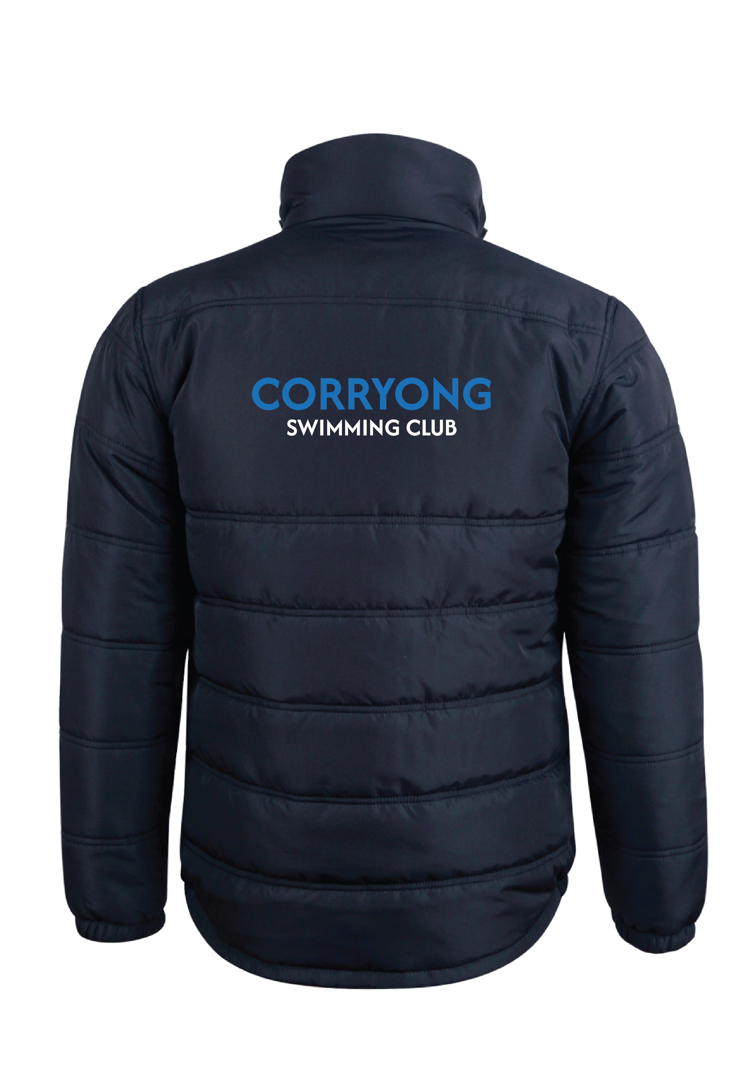 CORRYONG SWIM CLUB PUFFA JACKET - NAVY