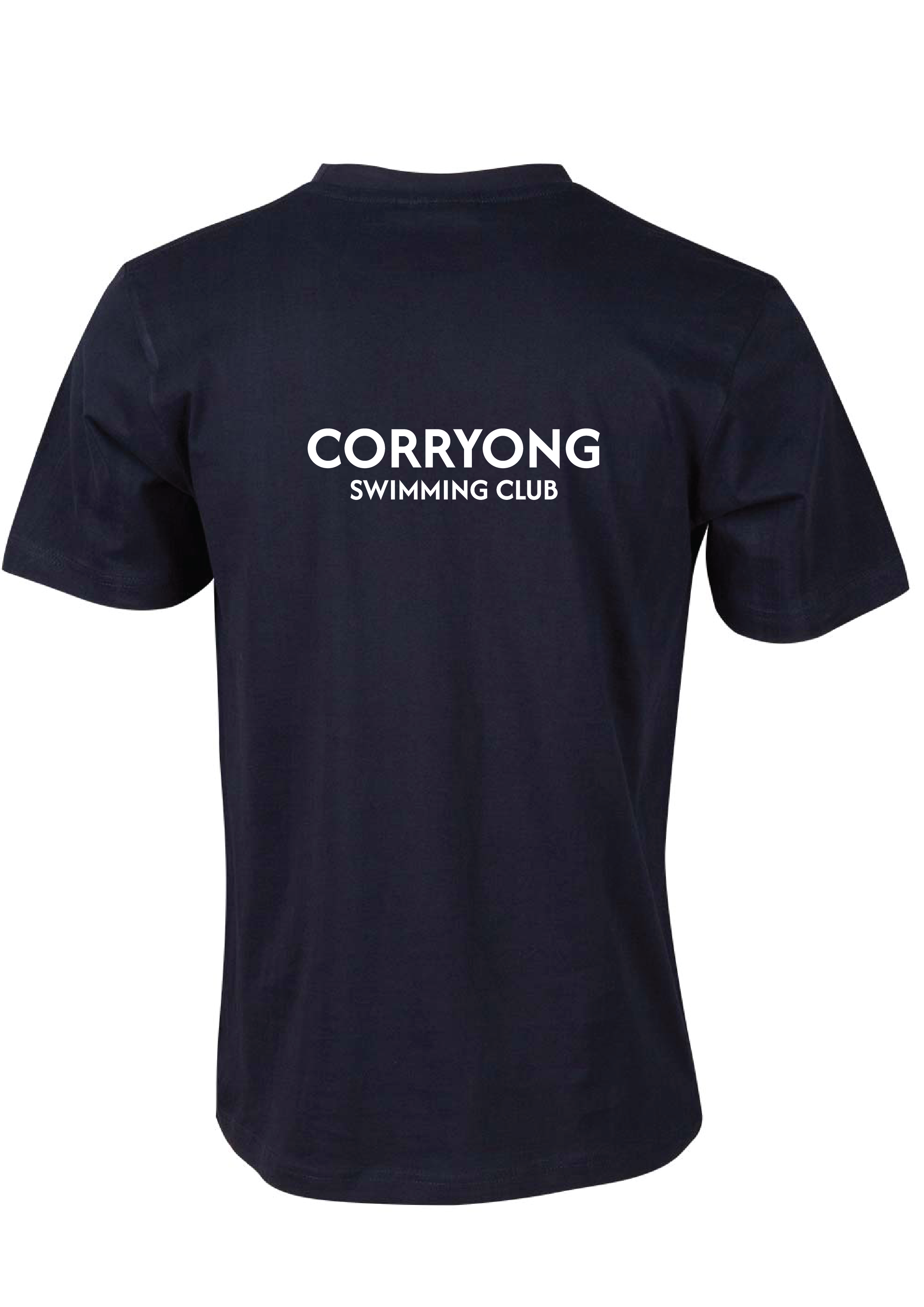CORRYONG SWIM CLUB SHORT SLEEVE TEE - NAVY
