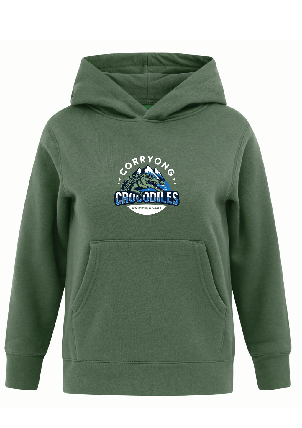 CORRYONG SWIM CLUB HOODIE - KHAKI