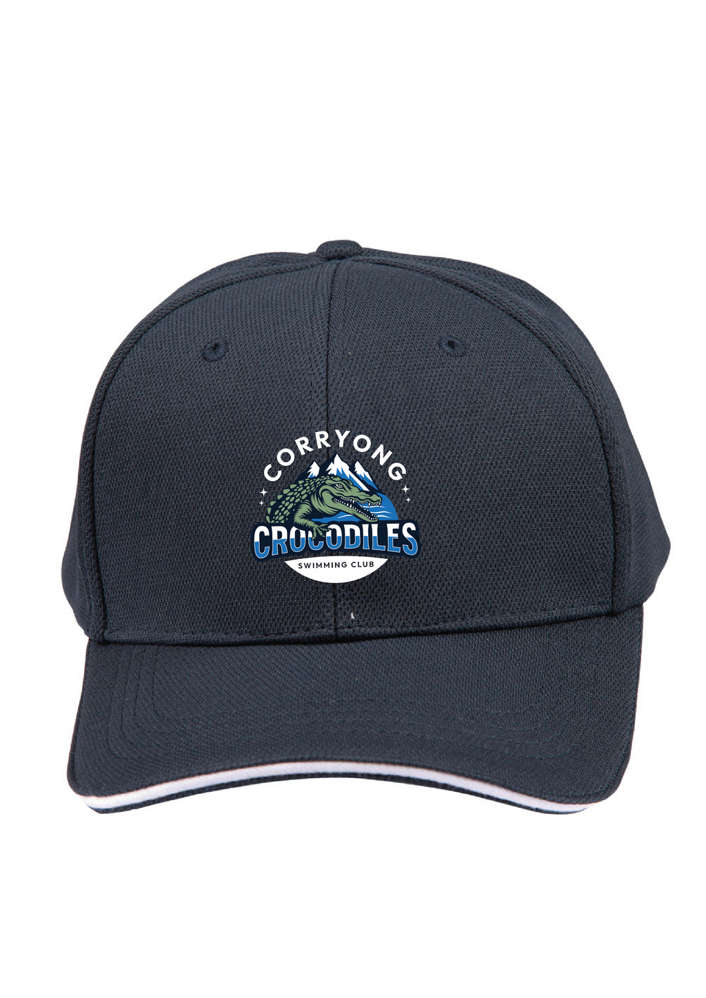 CORRYONG SWIM CLUB PEAK CAP - NAVY