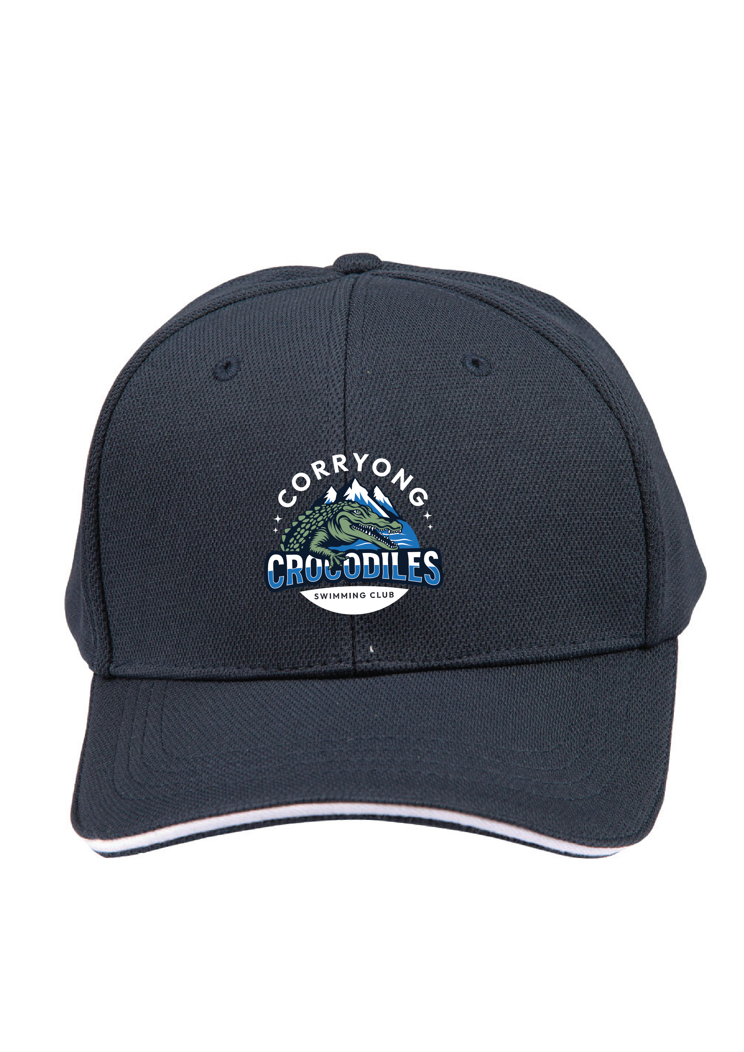CORRYONG SWIM CLUB PEAK CAP - NAVY