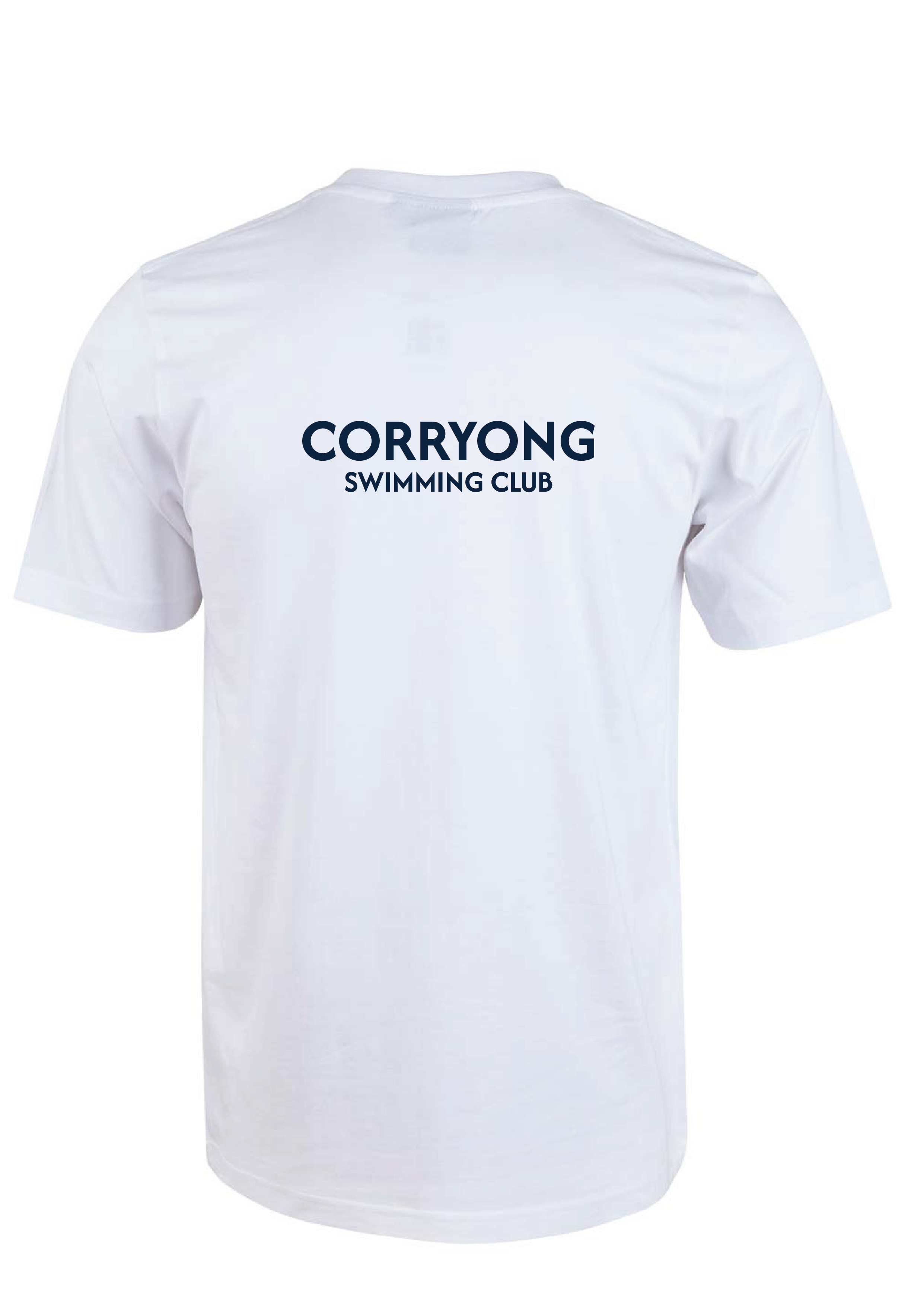 CORRYONG SWIM CLUB SHORT SLEEVE TEE - WHITE