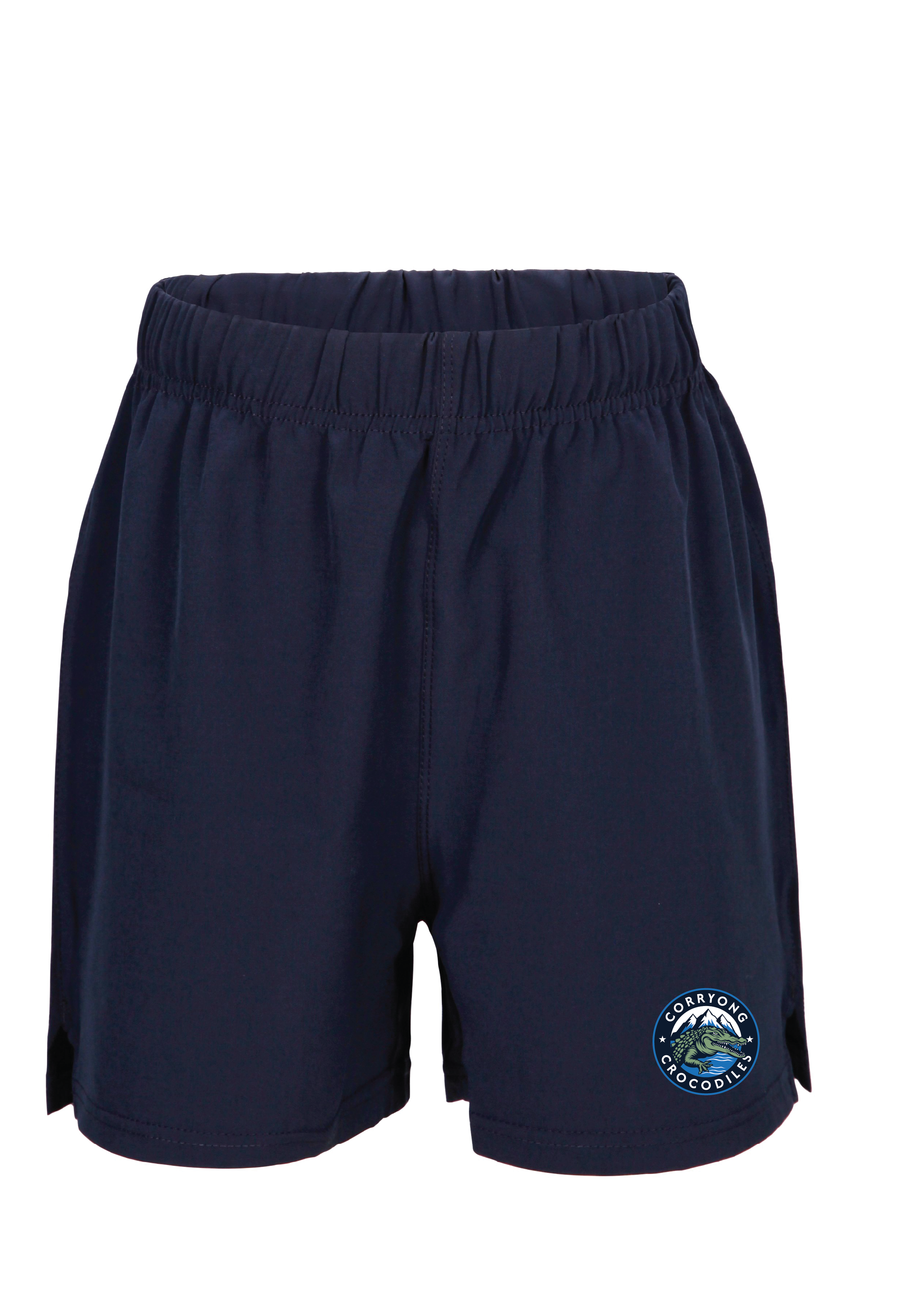 CORRYONG SWIM CLUB 4 X STRETCH  SHORTS - Kids & Unisex- Navy