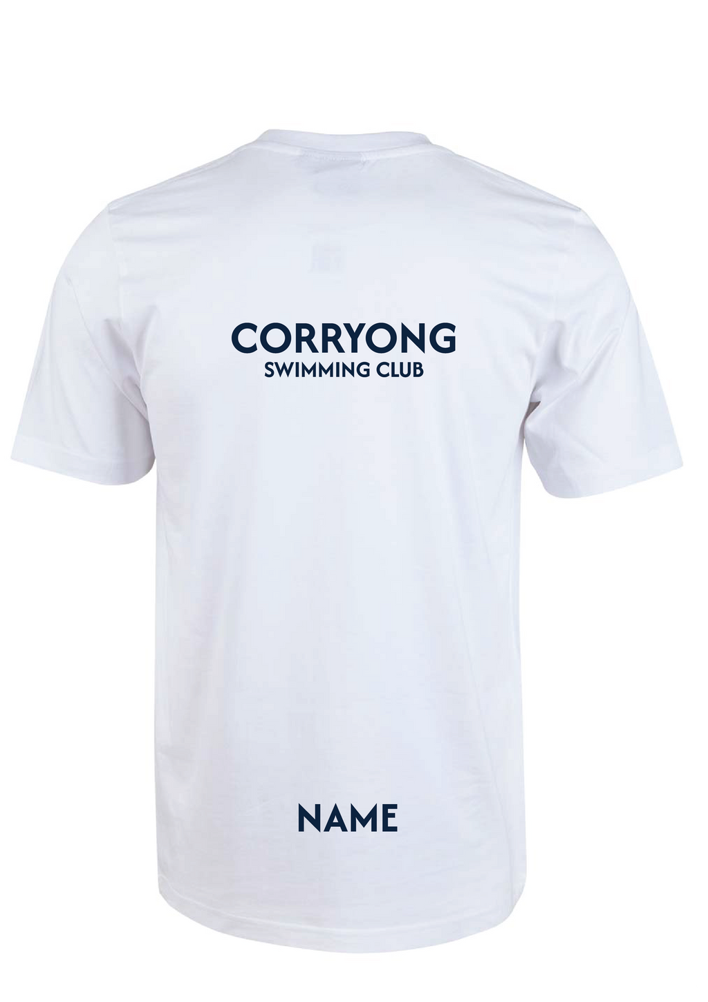 CORRYONG SWIM CLUB SHORT SLEEVE TEE - WHITE