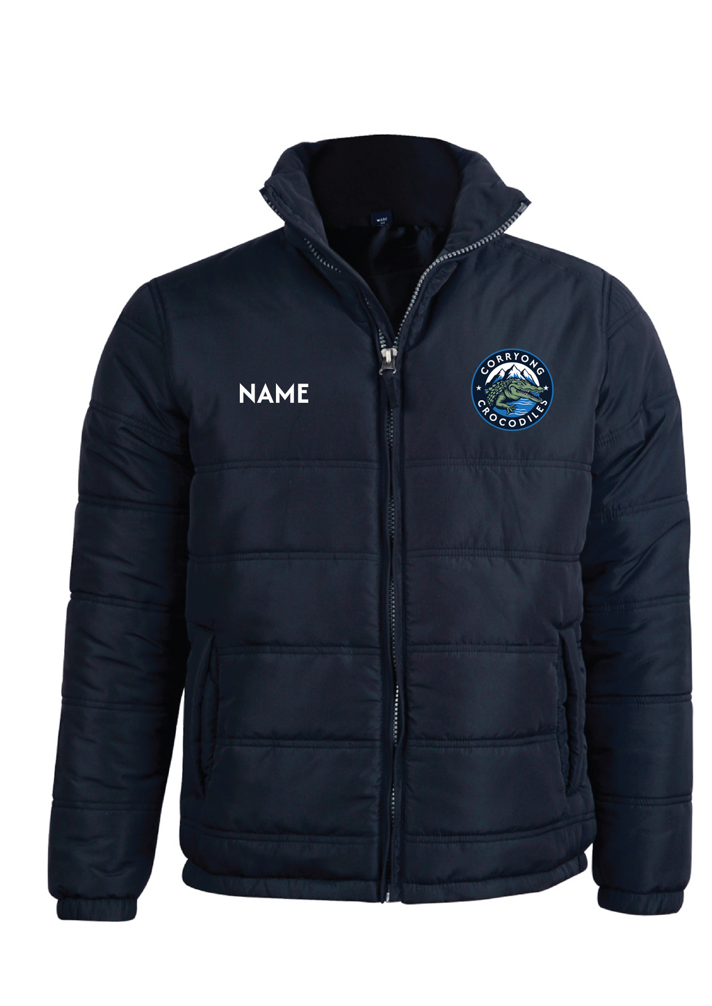 CORRYONG SWIM CLUB PUFFA JACKET - NAVY