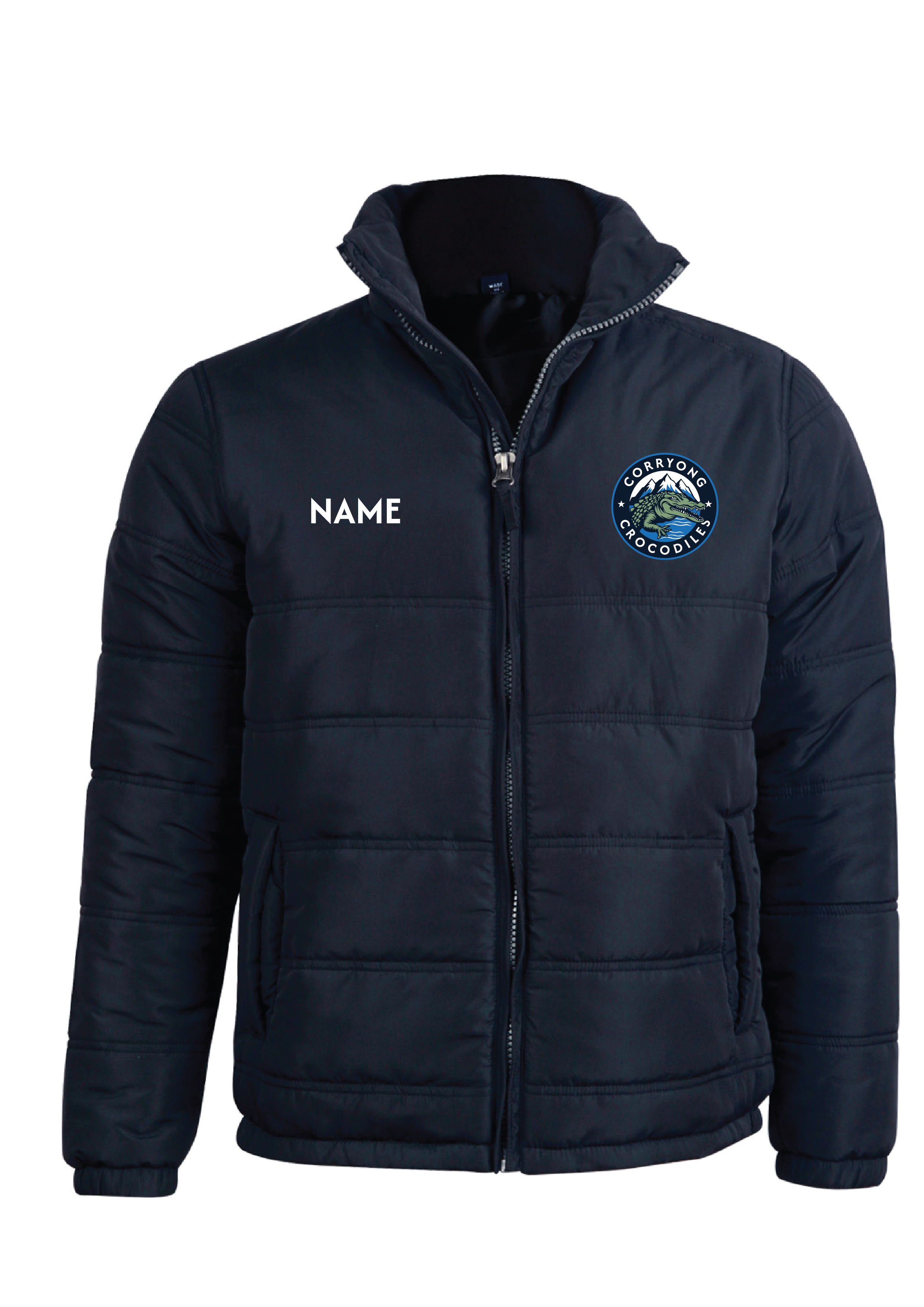 CORRYONG SWIM CLUB PUFFA JACKET - NAVY