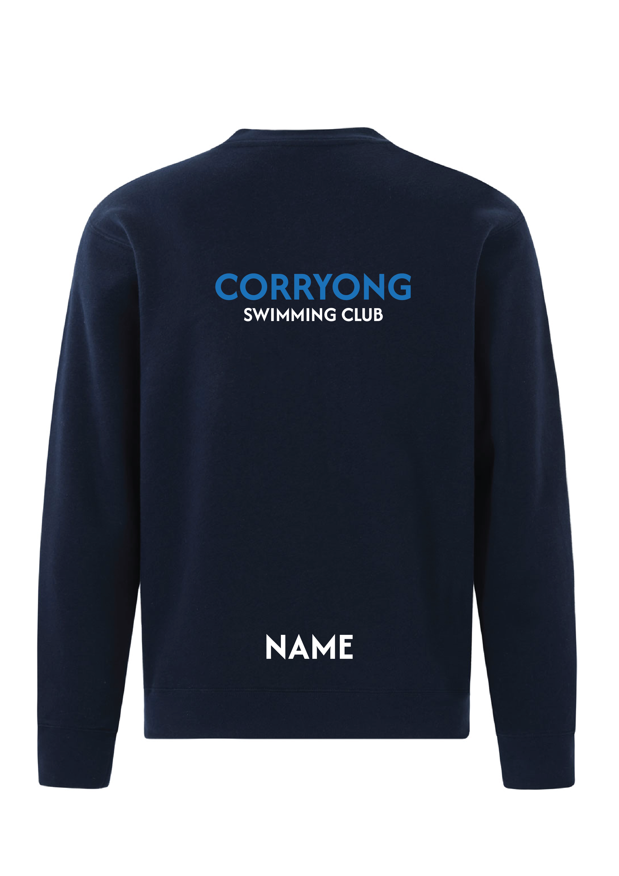 CORRYONG SWIM CLUB SWEAT TOP - NAVY