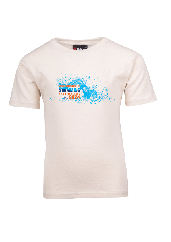 2024 Victorian Country SC Championships Tee - CREAM - ONLINE ORDER ONLY